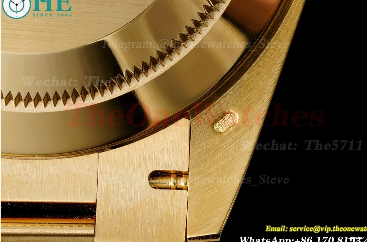 Textured DayDate Dial YG EWF YG 40mm A2836 Silver 0327